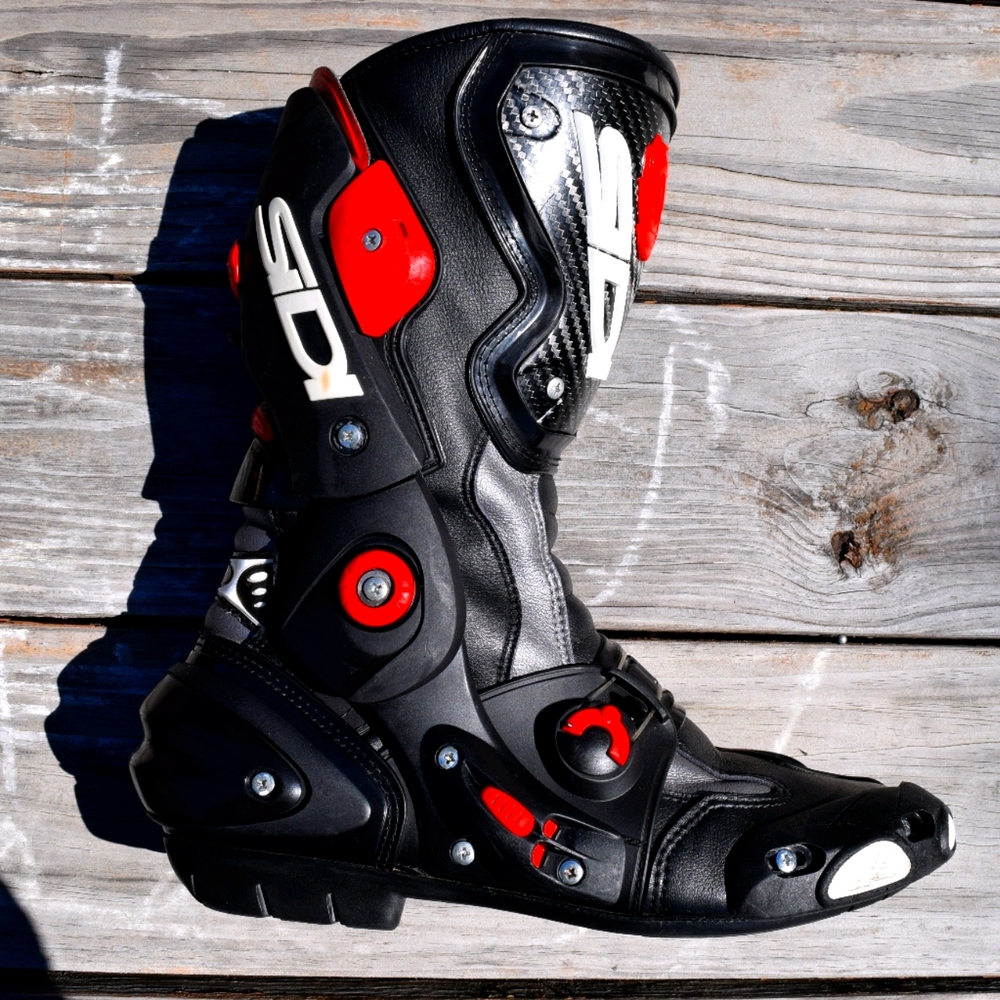Sidi Vertigo Corsa Motorcycle Racing Boots Sz 43EU